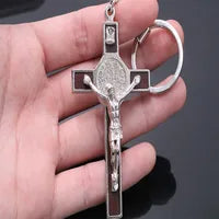 8mm moda rosário senhoras colar de alta qualidade diy jesus cristão cruz colar e pingente longa corrente jóias