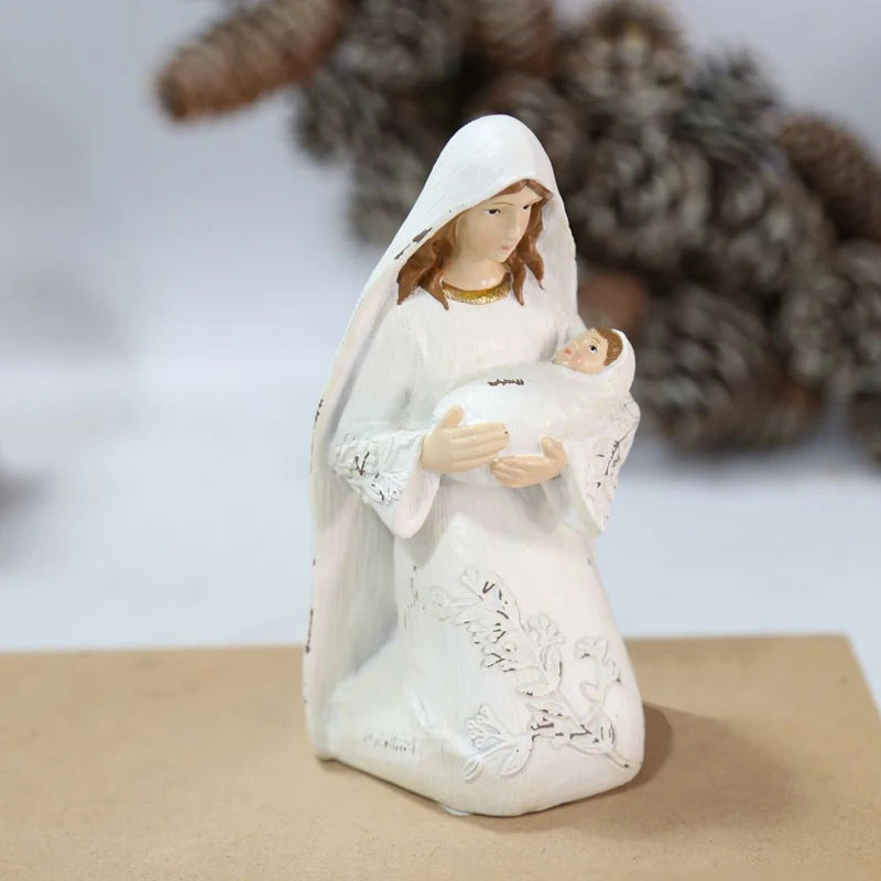 Imagem Presépio de Natal em Resina - Amor e Proteção Espiritual