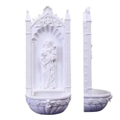 Imagem Sagrada de Resina Branca