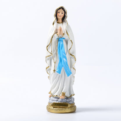 Imagem de Resina de Nossa Senhora de Lourdes - Símbolo de Fé e Proteção